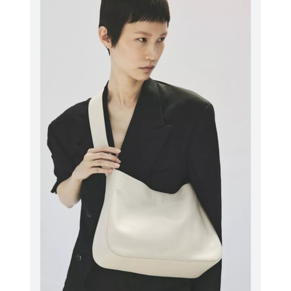 Janessa Leone Ayla Regenerative Leather Shoulder Bag - Gold - Picture 1 of 7